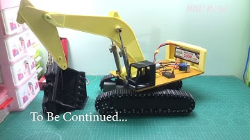 3D Printed RC Excavator - How To Make Rc Excavator at Home - Part 2 - 360 degree
