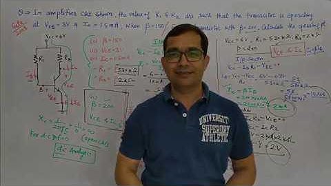 6. Numerical on Fixed Bias Circuit | Transistor Biasing in Hindi | Tech Gurukul by Dinesh Arya
