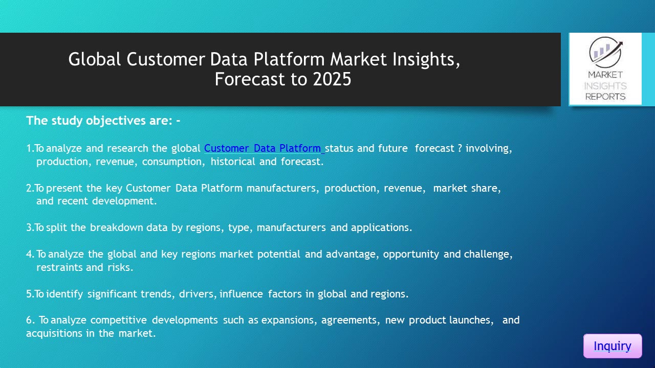 Customer Data Platform Market Competitive Analysis Based On Types And ...