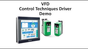 VFD Control Techniques Commander C200 Driver + cMT3072 CODESYS & Weintek Remote IO