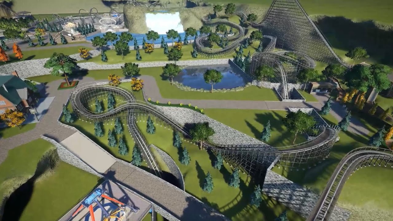 Let's Build a Theme Park - Lakewood Falls Episode Two 