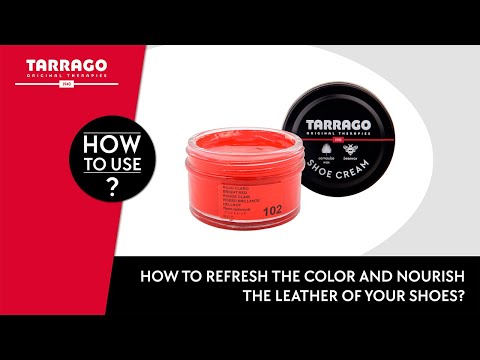 How to refresh the color and nourish the leather of your shoes? - Tarrago Shoe Cream 🧴