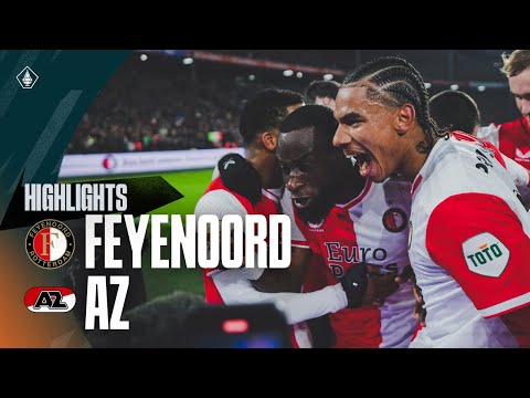 SEMI-FINALS here we come! ? | Highlights Feyenoord - AZ | TOTO KNVB Beker 2023-2024