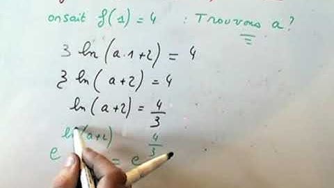 Fonction logarithme népérien et résolution d
