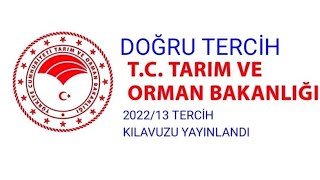 Tarim Ve Orman Bakanliği Kpss 202213 Terci̇h Kilavuzu