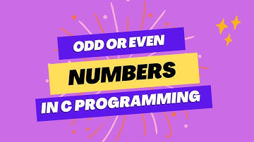 Odd or Even Number | C Programming Tutorial