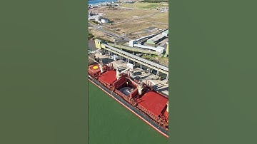Ship to Shore: Gypsum Unloading Timelapse | Bundaberg Port
