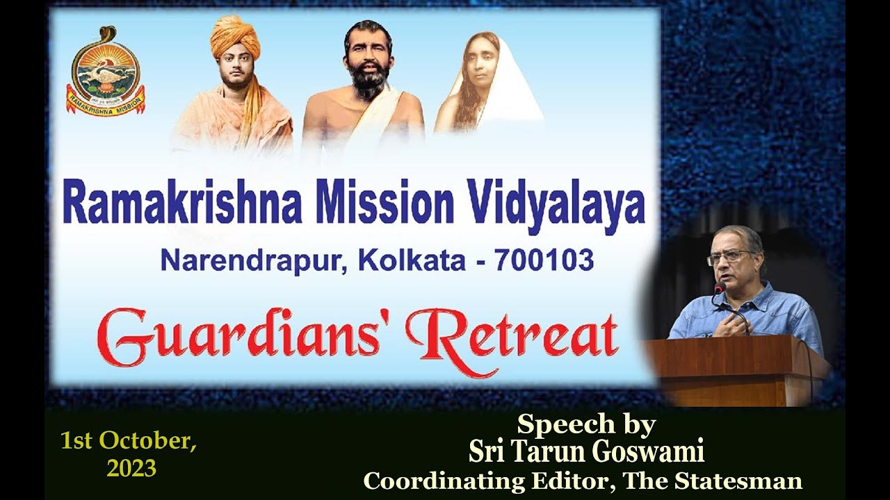 Speech by Sri Tarun Goswami, Coordinating, Editor, The Statesman - YouTube