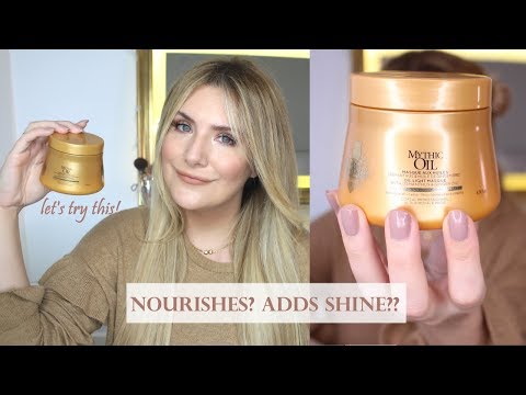 Video: L'Oreal Mythic Oil Mask Recenze