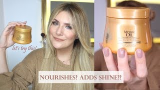 L'OREAL MYTHIC OIL HAIR MASK (UNSPONSORED TRUTH) #TreatmentTuesdays を試す