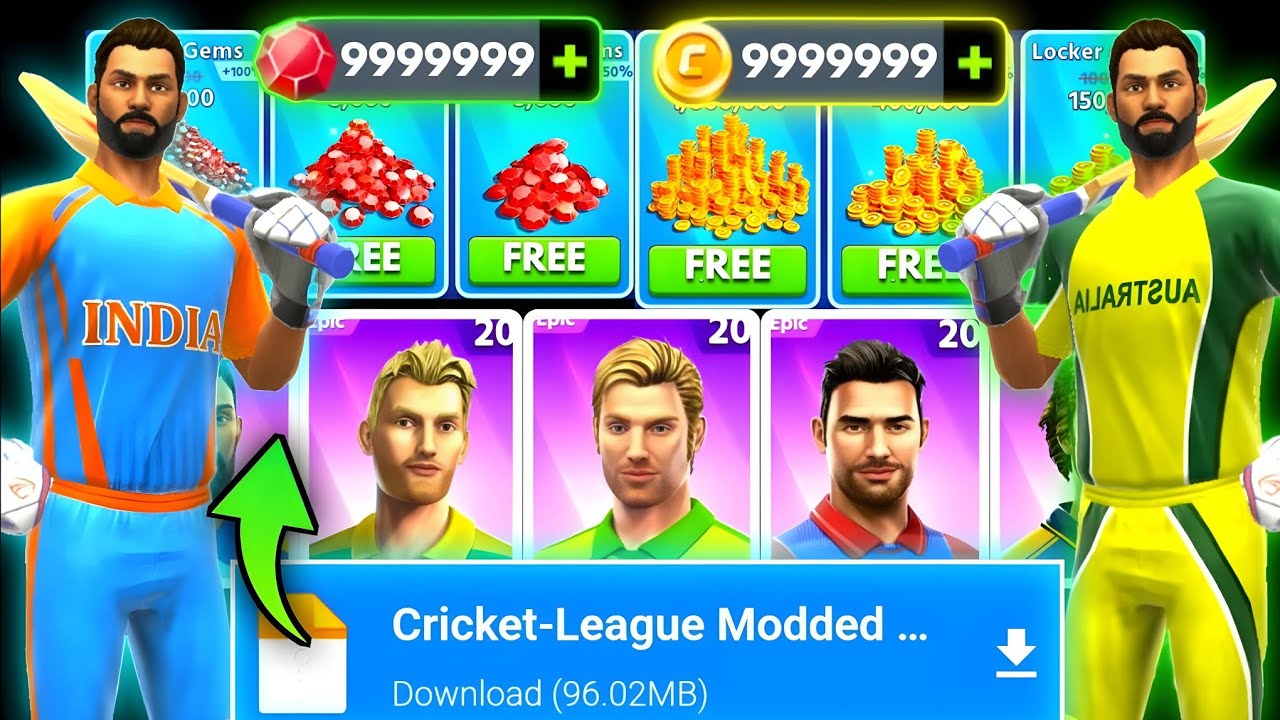 2024Cricket League Mod Apk (Unlimited Money Gems) Latest Version