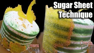 Sugar sheet technique ෂුගර් ශීට් එක හදාගන්නේ කොහොමද