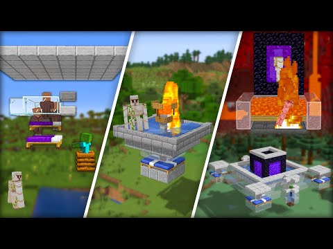 Testing Iron Farms in Minecraft - Which One You Should Build?