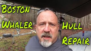 Hull Restoration and Damage Repair  Boston Whaler Restoration  part 12