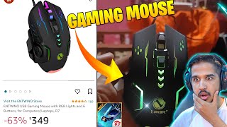 ENTWINO USB Wired Gaming Mouse || Best Gaming Mouse With RGB Light Under Rs 300 || Gaming Mouse