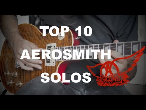 Top 10 Aerosmith Guitar Solos with Vintage V100AFD