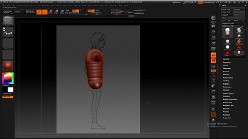 Using Reference and  Make a Base Mesh of your character using zsphere in ZBrush