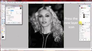 GIMP Tutorial - Black and White Film Grain