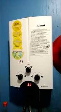 Water heater gas Rinnai meledak