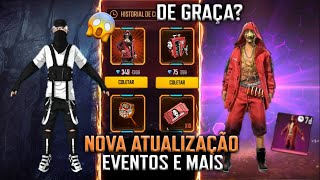NOVO EVENTO LA CASA DE PAPEL, SKINS DE GRAÇA? SERVIDOR AVANÇADO, LOJA DE DESCONTO E MAIS - FREE FIRE