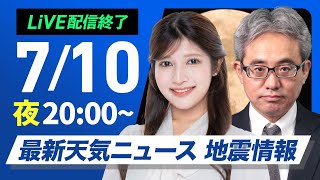 ウェザーニュースの配信のサムネイル画像
