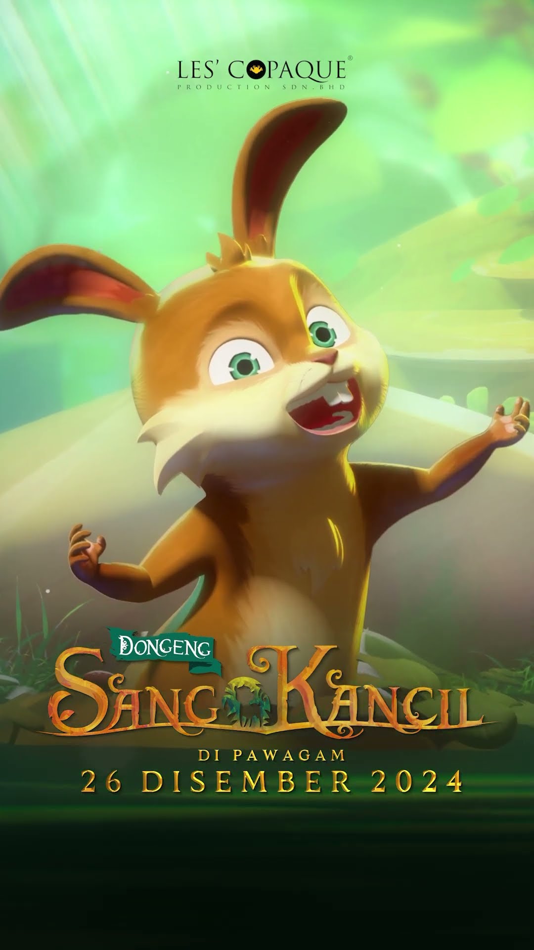 Saksikan Arnab dalam filem DONGENG SANG KANCIL di pawagam pada 26 Dis#DongengSangKancil #shorts
