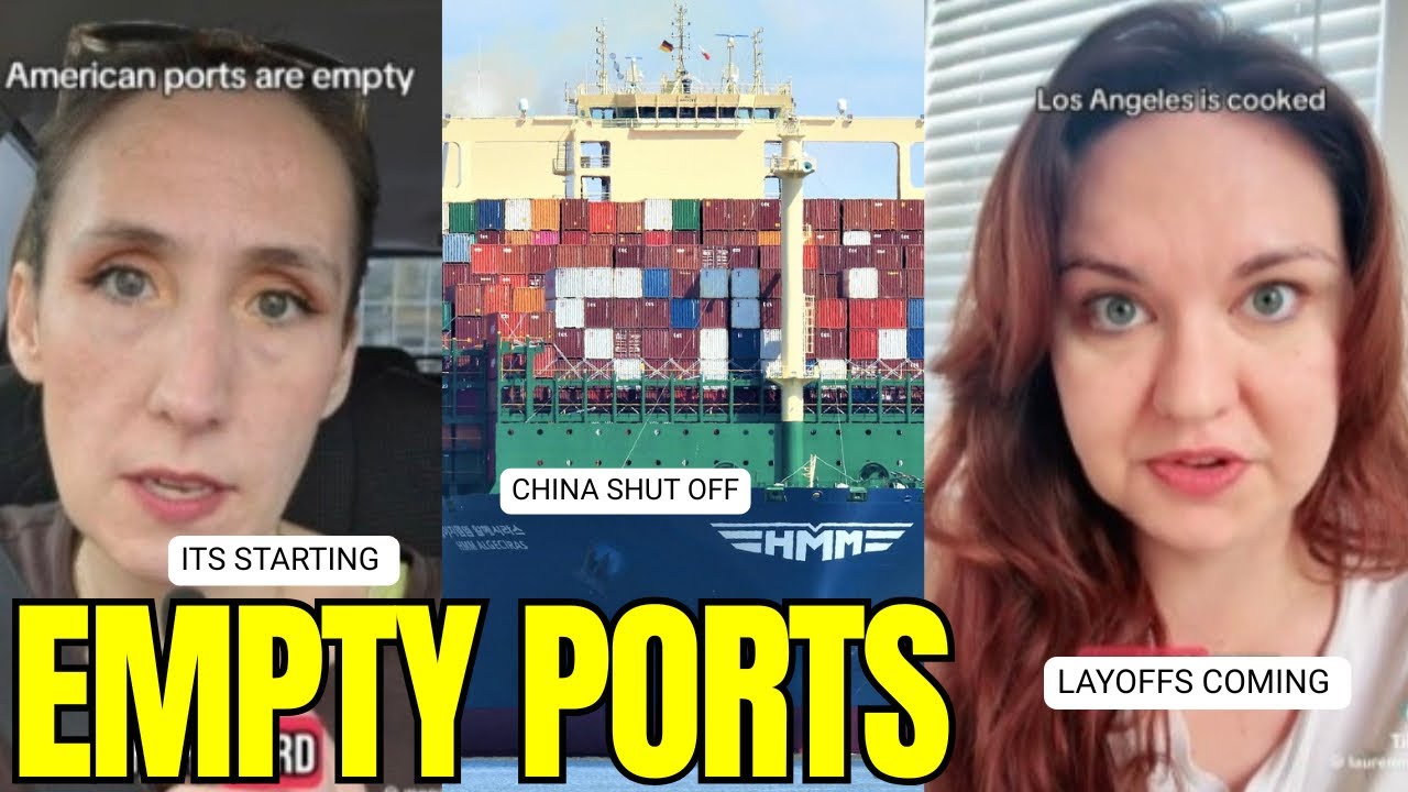 US Cargo Ports Are EMPTY And Americans Are PANICKING