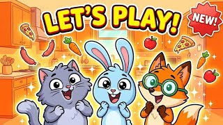Fun Kids Cooking Game! 🍽️ Feed the Cute Animals | Toddler games Gameplay  screenshot 3