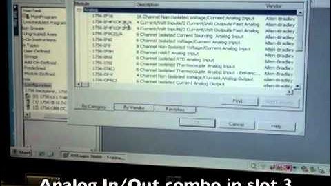 Creating a New Project in RSLogix5000 for a ControlLogix PLC - long version