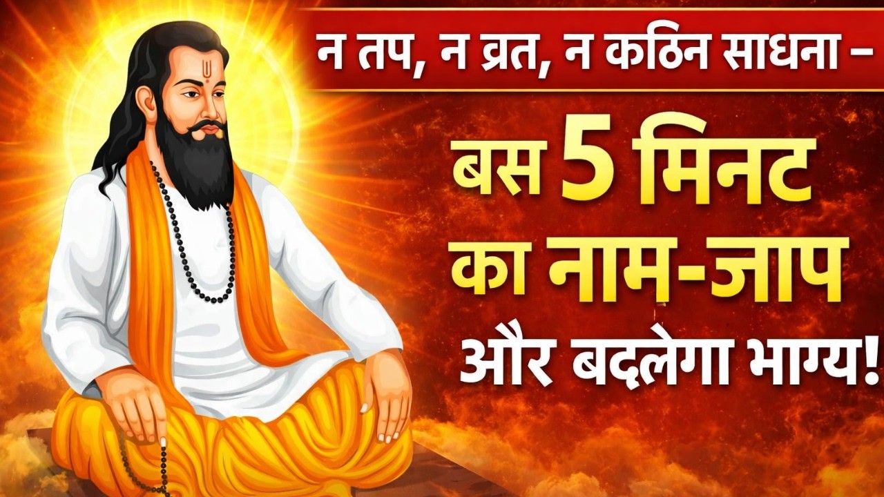 न तप, न व्रत, न कठिन साधना — बस 5 मिनट का नाम-जाप और बदलेगा भाग्य! | NSR Wisdom