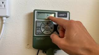 How to program an orbit sprinkler timer systems