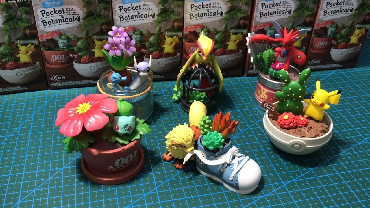 Unboxing - Re-ment : Pokemon Pocket Botanical Complete Set | 開箱