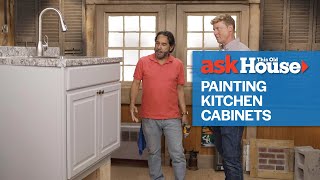 How To Properly Paint Your Kitchen Cabinets Ask This Old House