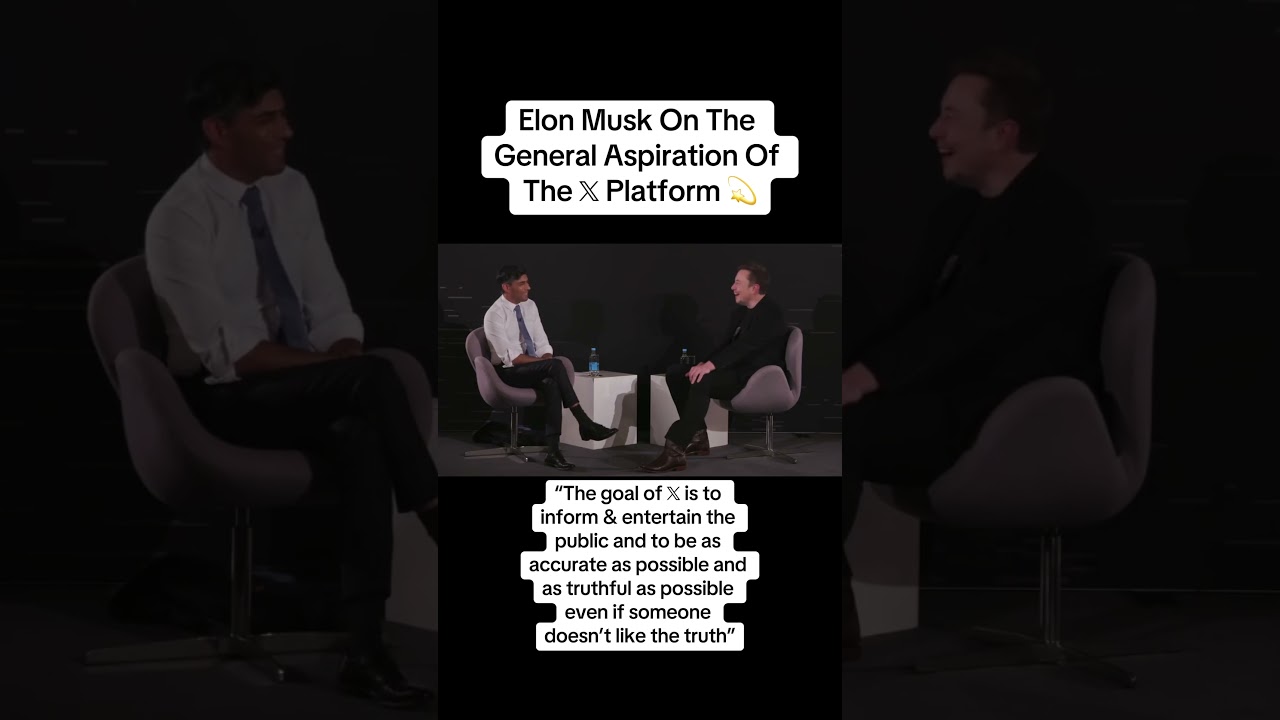 Elon Musk On The General Aspiration Of The 𝕏 Platform 💫 