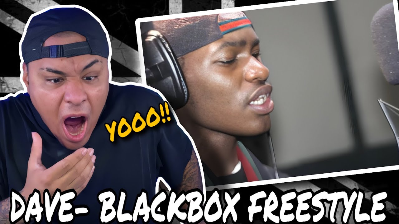 THIS MAN IS TOO GOOD!! 🔥 U.K. Rap Newbie REACTS ! | DAVE Blackbox Freestyle Reaction