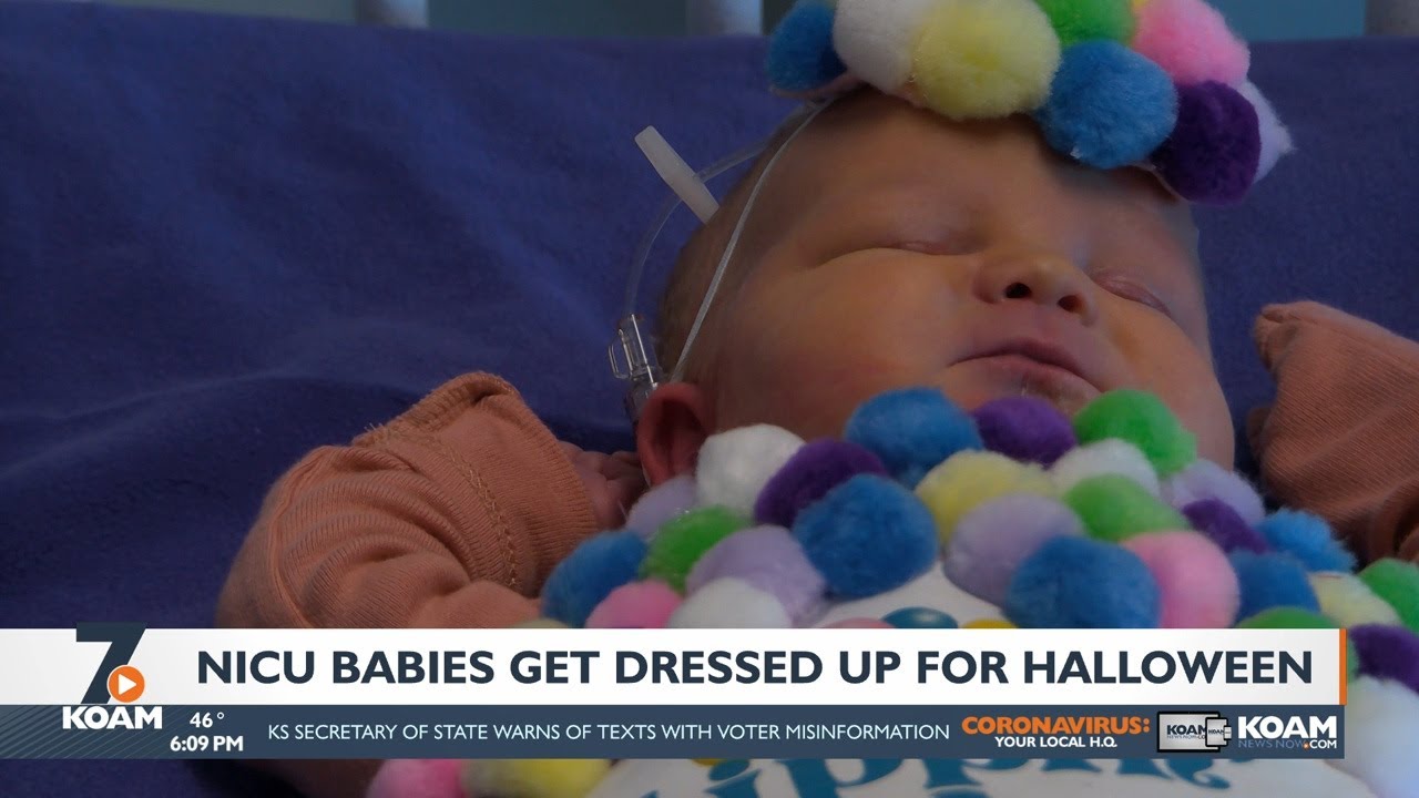 Local hospitals dress up NICU babies in Halloween costumes YouTube