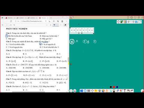Video Ôn tập kiểm tra giữa kỳ 1 lớp 10 đề minh họa bộ môn... - YouTube