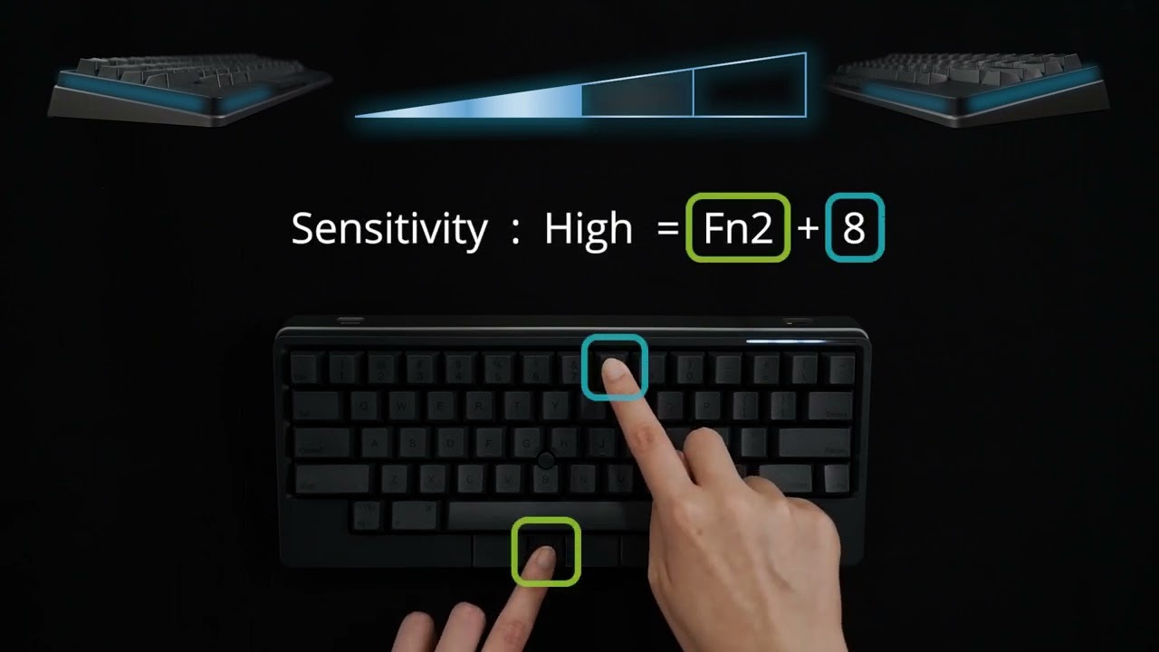 HHKB Studio: Adjusting the Sensitivity on Gesture Pad