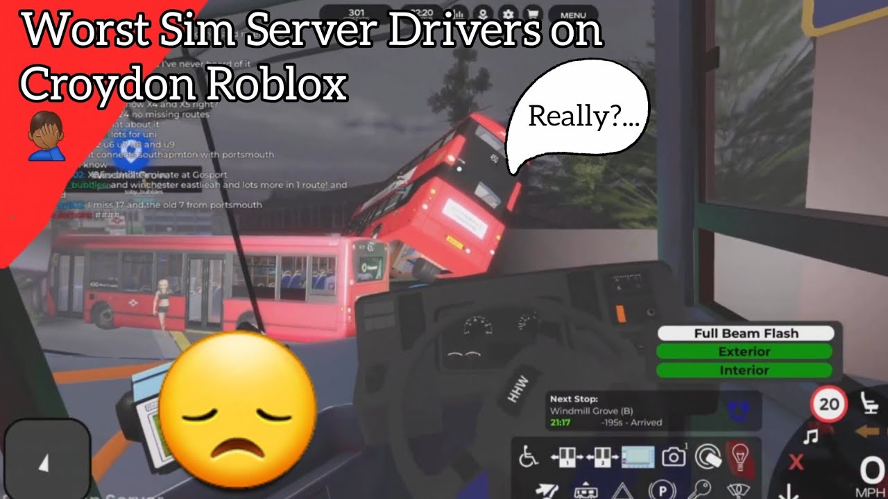 Worst Sim Server Drivers On Croydon London Bus Simulator