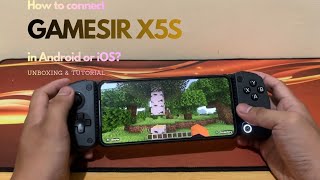 How to connect Gamesir X5s in Android or iOS Full Unboxing & Tutorial 🔥 | TechwithPoy