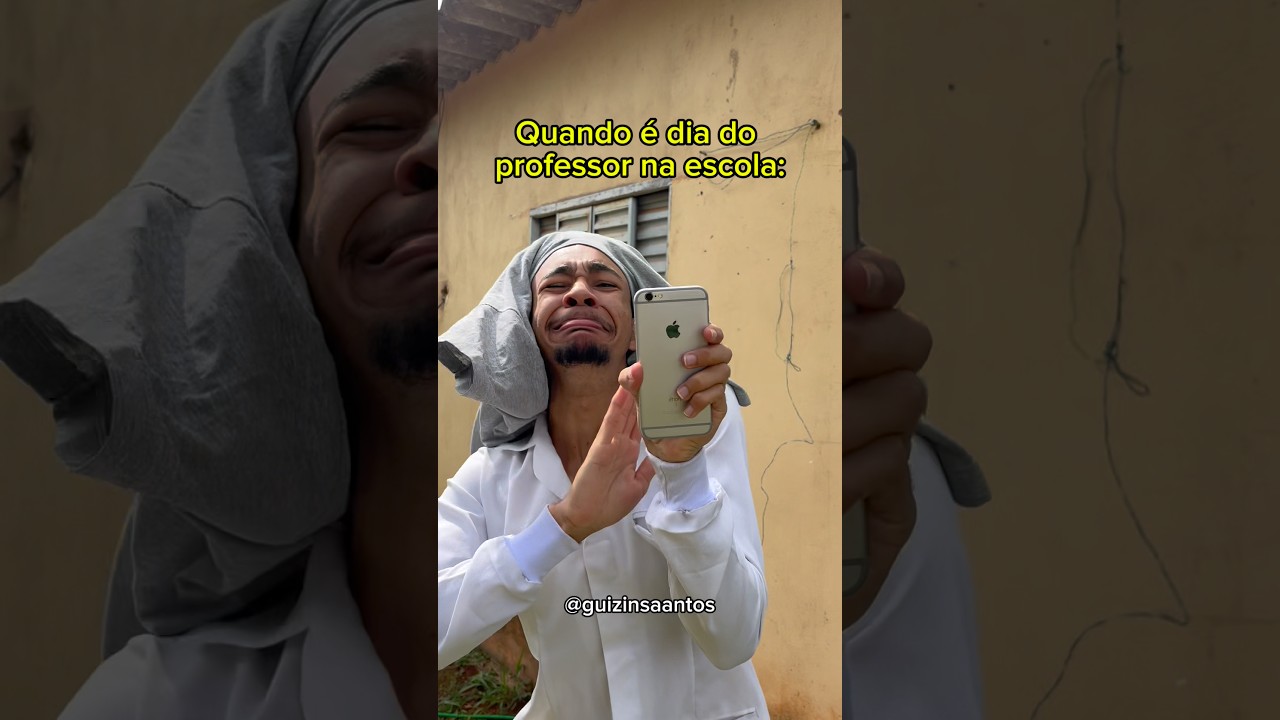 Quando é dia do professor na escola: 🤣 #humor #shorts #escola
