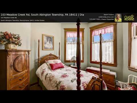 103 Meadow Creek Rd, South Abington Township, PA home video tour
