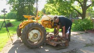 How to Install Woods 59 Mower on Farmall International Cub