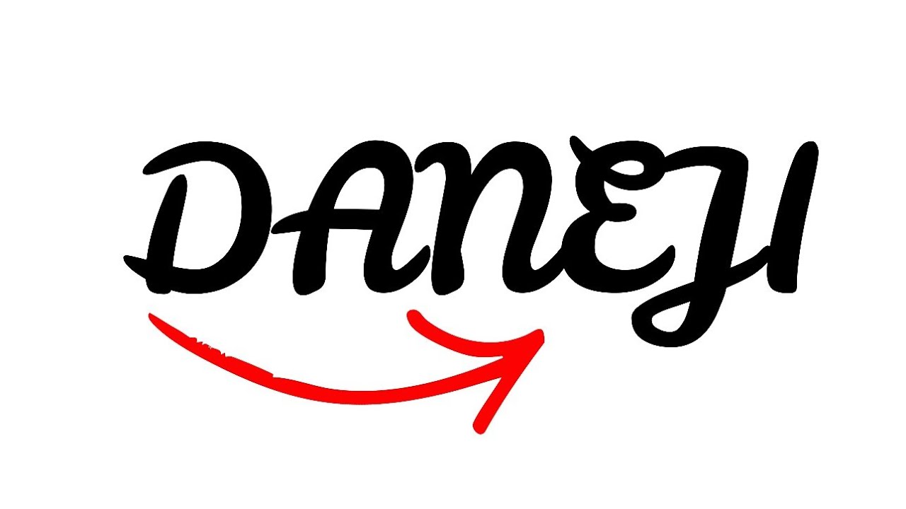 Canva 07: Yadda zaka yi wordmark logo daga Tushe | AMAZON logo 