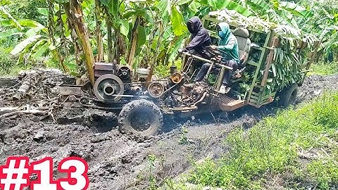 Xe công nông 2 câu chở chuối đường lây (#13)của KIU 81