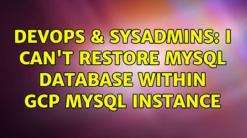 DevOps & SysAdmins: I can