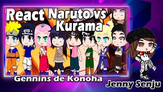 Genins De Konoha Reagindo A Luta Do Naruto Vs Kurama