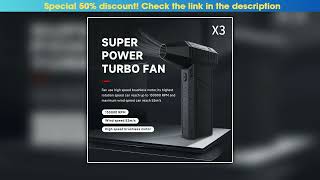 Discount Mini Turbo Jet Fan Electric Air Duster with 3 Gear Adjustable 130000RPM Wind Speed 52m/s C