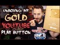 My GOLD YOUTUBE PLAY BUTTON!