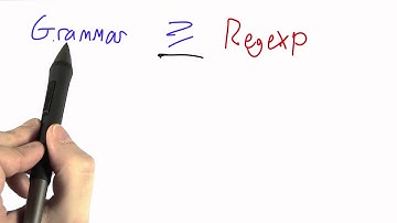 Grammars And Regexps - Programming Languages